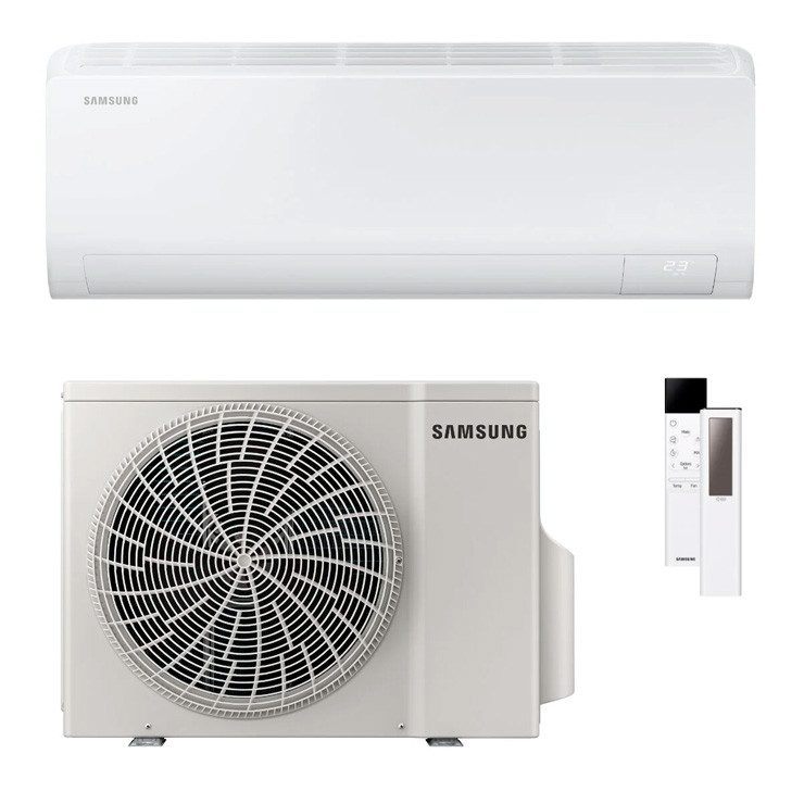 Samsung - Unité extérieure AR70F09C1AWXEU + unité murale AR70F0C1AWNEU 3,2 kW gamme Windfree AVANT